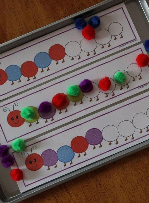 Caterpillar Pattern Activity Interactive Patterning For Kids Math