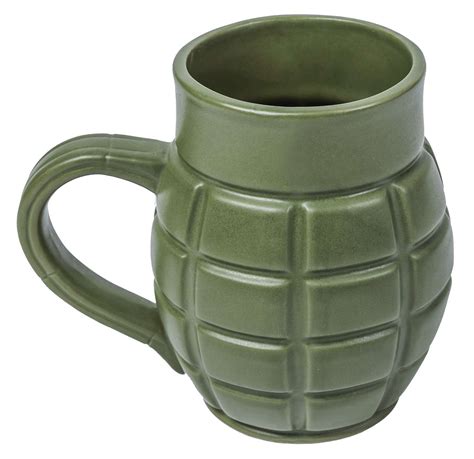 Caliber Gourmet Cbg M 1043 Caliber Gourmet Grenade Mug Green Ceramic