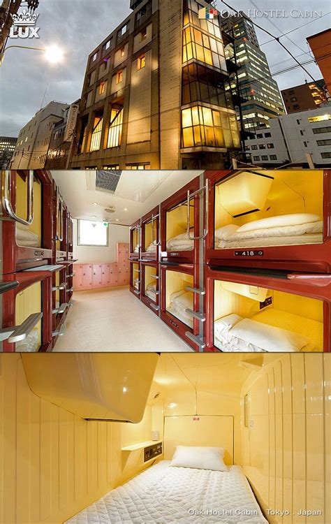 One of the best capsule hotels in tokyo, the prime pod has a lot of wood finishes as part of their decor. Oak Hotel Cabin, Tokyo just 7 min walk from a metro station, this capsule hotel in an industrial ...