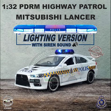 Kereta Polis Lancer Siren 132 Lancer Highway Patrol Peronda Lebuhraya