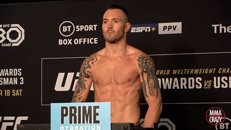 Ufc 286 Official Weigh Ins Colby Covington Surprise Youtube