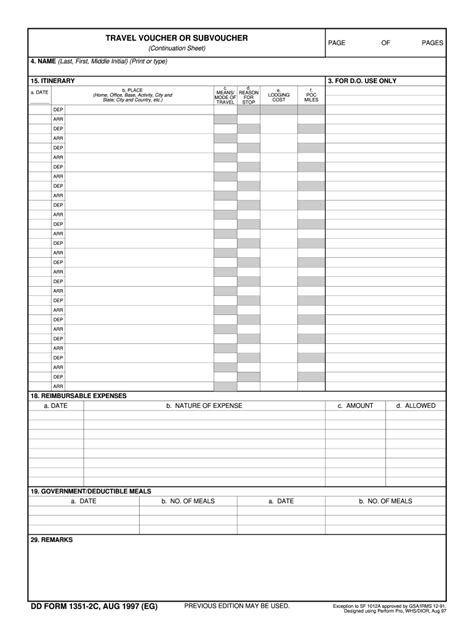 1351 2 Continuation Fill Online Printable Fillable Blank Pdffiller