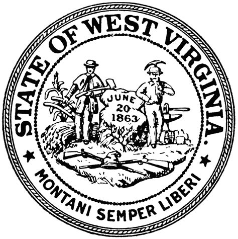 Seal Of West Virginia Clipart Etc