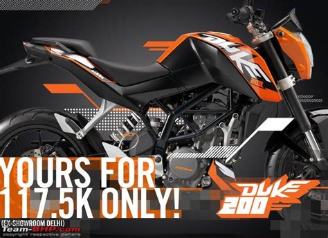 Ex showroom price delhi.price may varry according variants all original work of slmotovlogs. KTM Duke 200 launched @ an introductory price of Rs. 1 ...