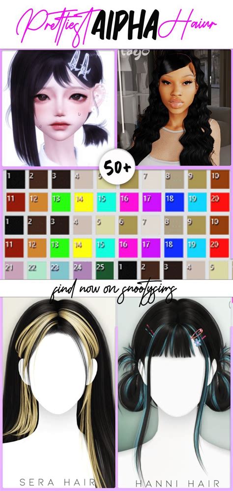 50 Realistic Alpha Hair Cc For Male And Female Sims 💖 In 2023 Sims 4