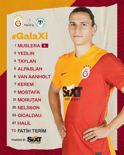 Galatasaray SK on Twitter İ H Konyaspor karşısında ilk imiz GALAXI GSvKNY https