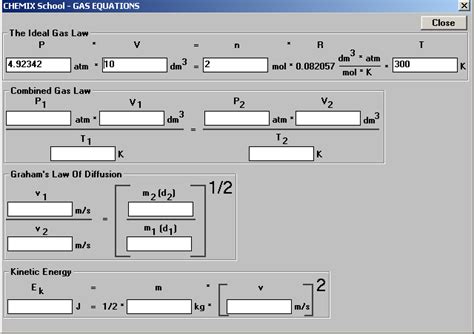 The formula of the gas constant from the ideal gas law equation is. Ideal gas law