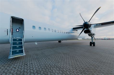 Bombardier Dash 8 Q400 Interactive 360 Photography Aviation Virtual Tour