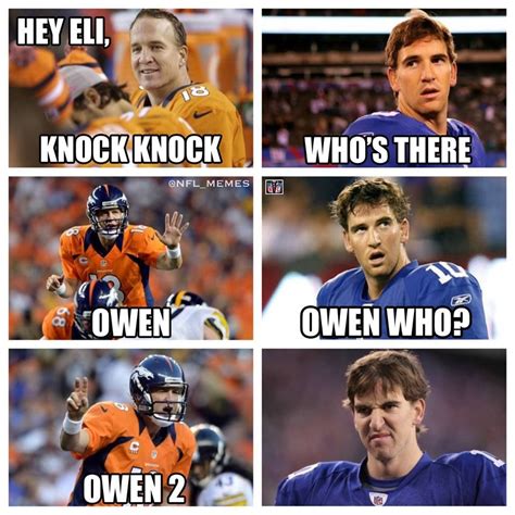 Peyton Manning Is The Best Manning Fact Football Jokes Nfl Jokes