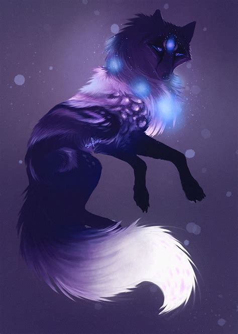 Long Wolf Tail Fantasy Art