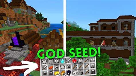 💥best Minecraft Seed 119 Bedrock 11 Blacksmith Village For Survival