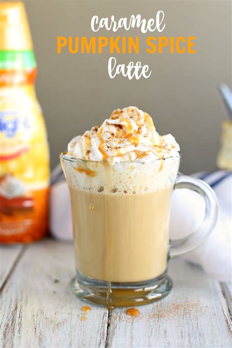Caramel Pumpkin Spice Latte Easy Make At Home Recipe The Pennywisemama