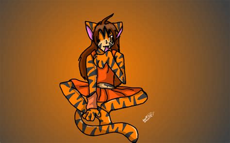 Anime Tiger Girl By Fairyfoxes Fan On Deviantart