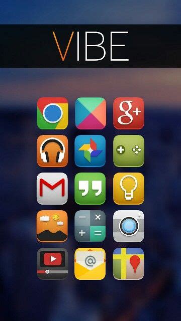 Vibe Icon Pack Icon Pack Android Apps