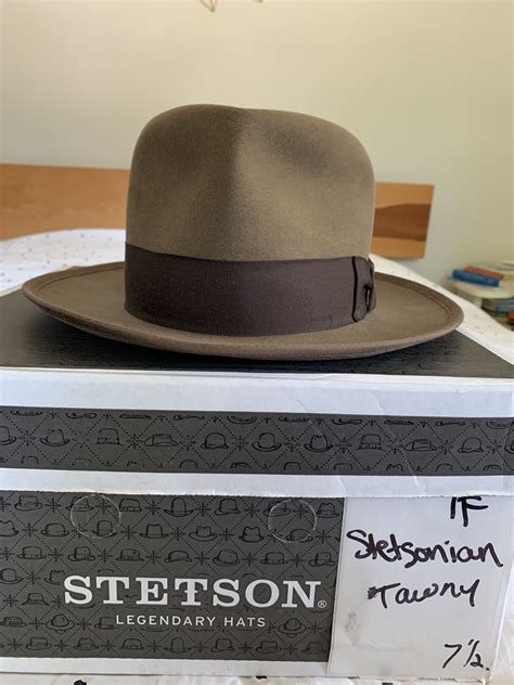 Stetson Stetsonian Royal Deluxe Hat 7 12 “tawny” The Fedora Lounge