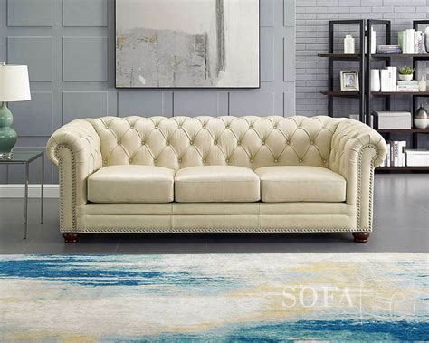 Quality White Leather Couches Sophisticated And Elegant