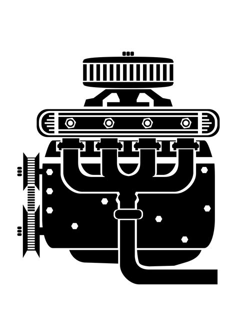 31+ V8 Engine · Engine... Engine Clipart | ClipartLook