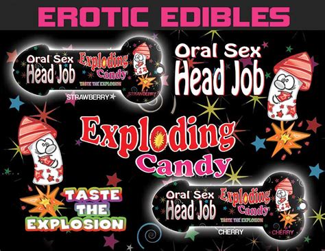 Bachelorette Party Candy Oral Sex Head Job Exploding Pop Rock Candy