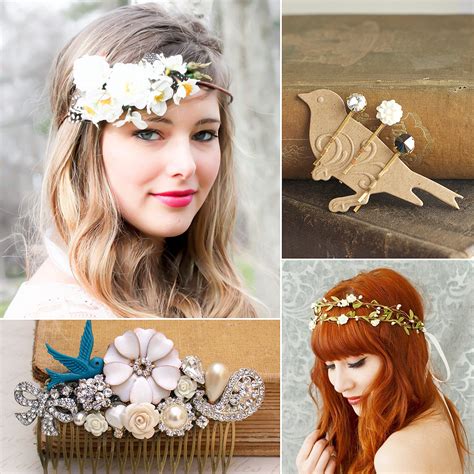 40 Bridal Hair Accessories From Etsy Popsugar Beauty