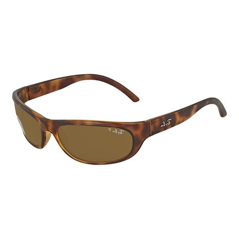 Unisex Tortoise Wrap Polarized Sunglasses Tortoise Brown Ray Ban® Touch Of Modern