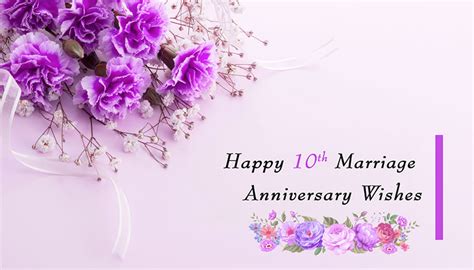 Happy 10th Wedding Anniversary Wishes Quotes And Messages
