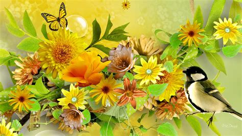 Spring Flower Gardens Desktop Wallpaper Wallpapersafari