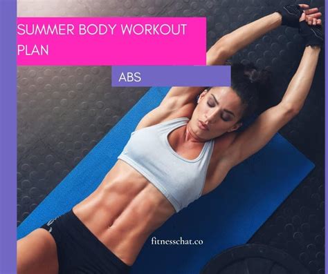 6 week summer body workout plan your bikini body workout plan