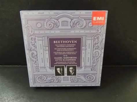 beethoven complete symphonies piano concertos 9 cd box set emi classics like new 18 50 picclick