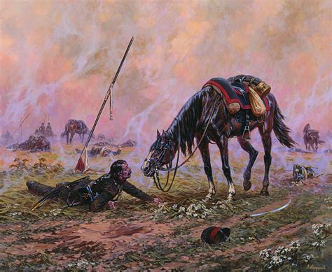 Wounded Cossack Rider And His Horse Arte Militar Guerras