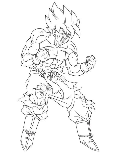 Flota Polityczny Precedens Coloriage Goku Ultra Instinct A Imprimer