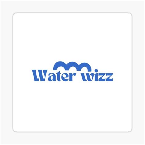 Water Wizz Design 4 Sticker For Sale By Chevrodesigns Redbubble