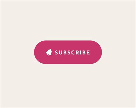 Pink Youtube Subscribe Button · Youtube Subscribe Button
