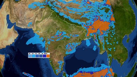 Air and water temperature, precipitation, air pressure and humidity, wind speed, magnetic field and. Weather Forecast Map Of India