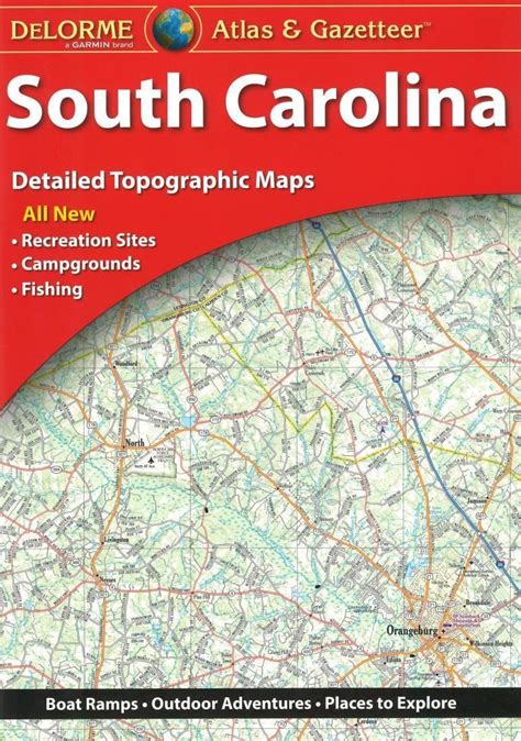 South Carolina Atlas And Gazetteer Delorme Mapscompany Travel And Hiking Maps