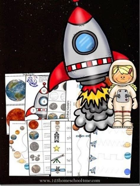 Solar System Printable Worksheets Story 123 Homeschool 4 Me