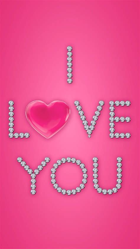 I Love You Iphone Wallpaper Background Pink Wallpaper