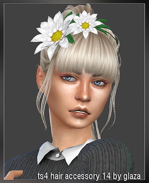 Hair Accessory 14 At All By Glaza Sims 4 Updates