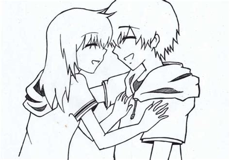 Easy To Draw Anime Love Cute Emo Couple By Xjammydodgerx On Deviantart