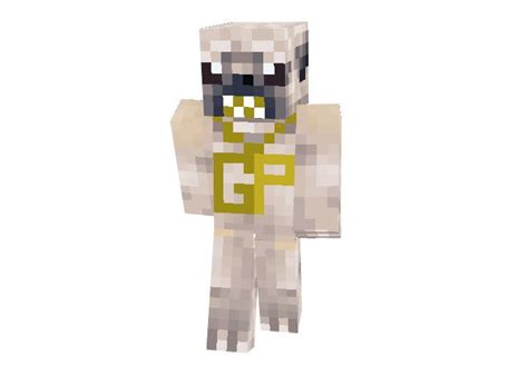 Get Gangsta Pug Skin For Minecraft In The Classic 64x32 Format Game