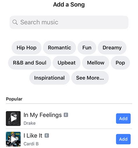 Facebook Heres How To Add Music To A Stories Post