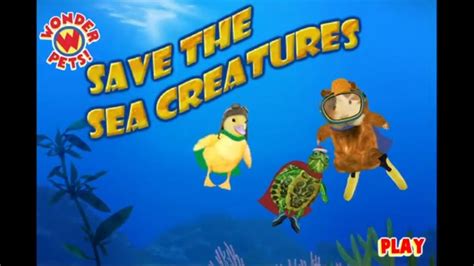 The Wonder Pets Save The Sea Creatures Flash Games Youtube