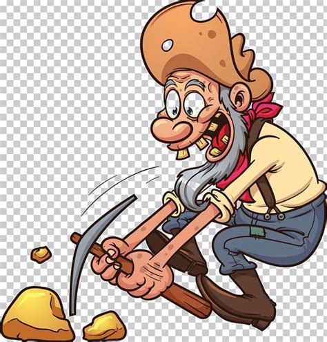 Gold mining set for mining equipment wild west colorful. Gold Prospecting Gold Mining PNG, Clipart, Art, Artwork, Beak, Cartoon, Fictional Character Free ...