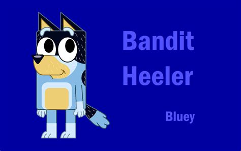 Bluey Bandit Heeler By Worldofcaitlyn On Deviantart