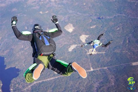 proper body position for aircraft exit and skydiving freefall