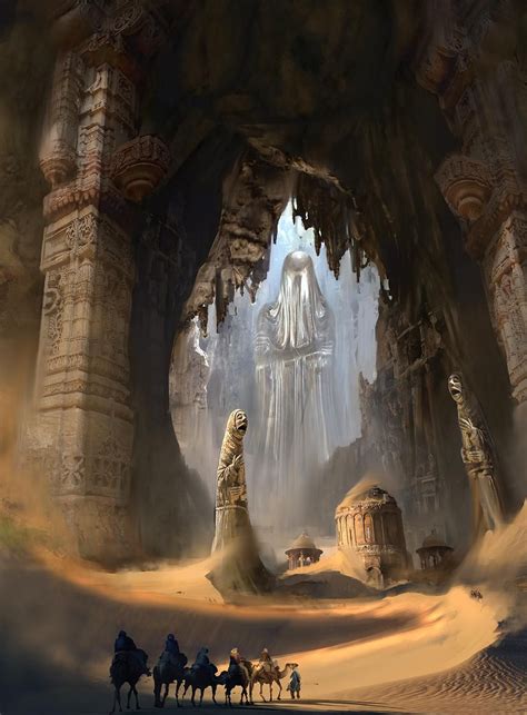 Temple Of The Mahdi By Finnian Macmanus Fantasy Art Fantasy