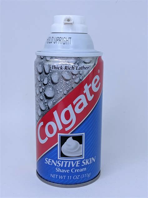 Colgate Sensitive Skin Shaving Cream Thick Rich Lather New Old Stock