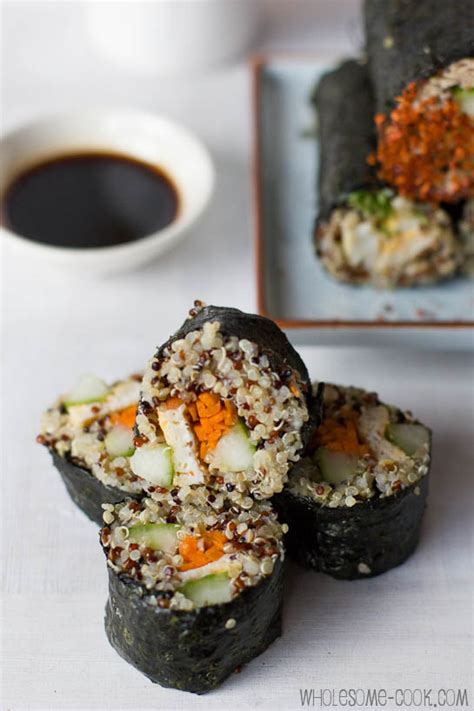 Quinoa Sushi Rolls Plus 5 Other Cool Quinoa Recipes Wholesome Cook