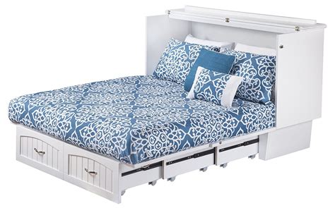 It is comfortable, it stows away out of the way when are using it, and it is easy enough to pull out of and. Nantucket Murphy Bed (Chest Bed) White by Atlantic