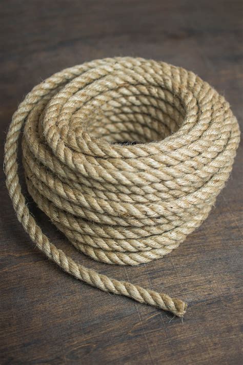 Natural Jute Rope 12 Inch Thick X 50 Feet