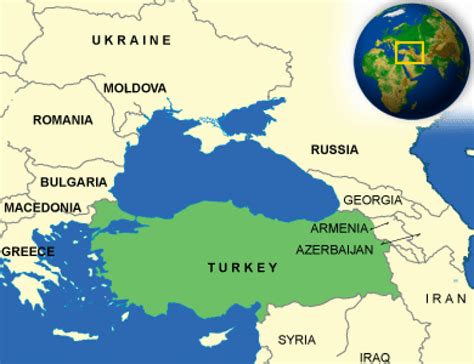 Turkey Location Map 3 Pm World Journal